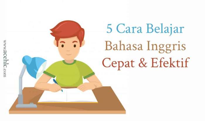 Belajar bahasa asing cepat efektif sendiri di rumah tanpa kursus